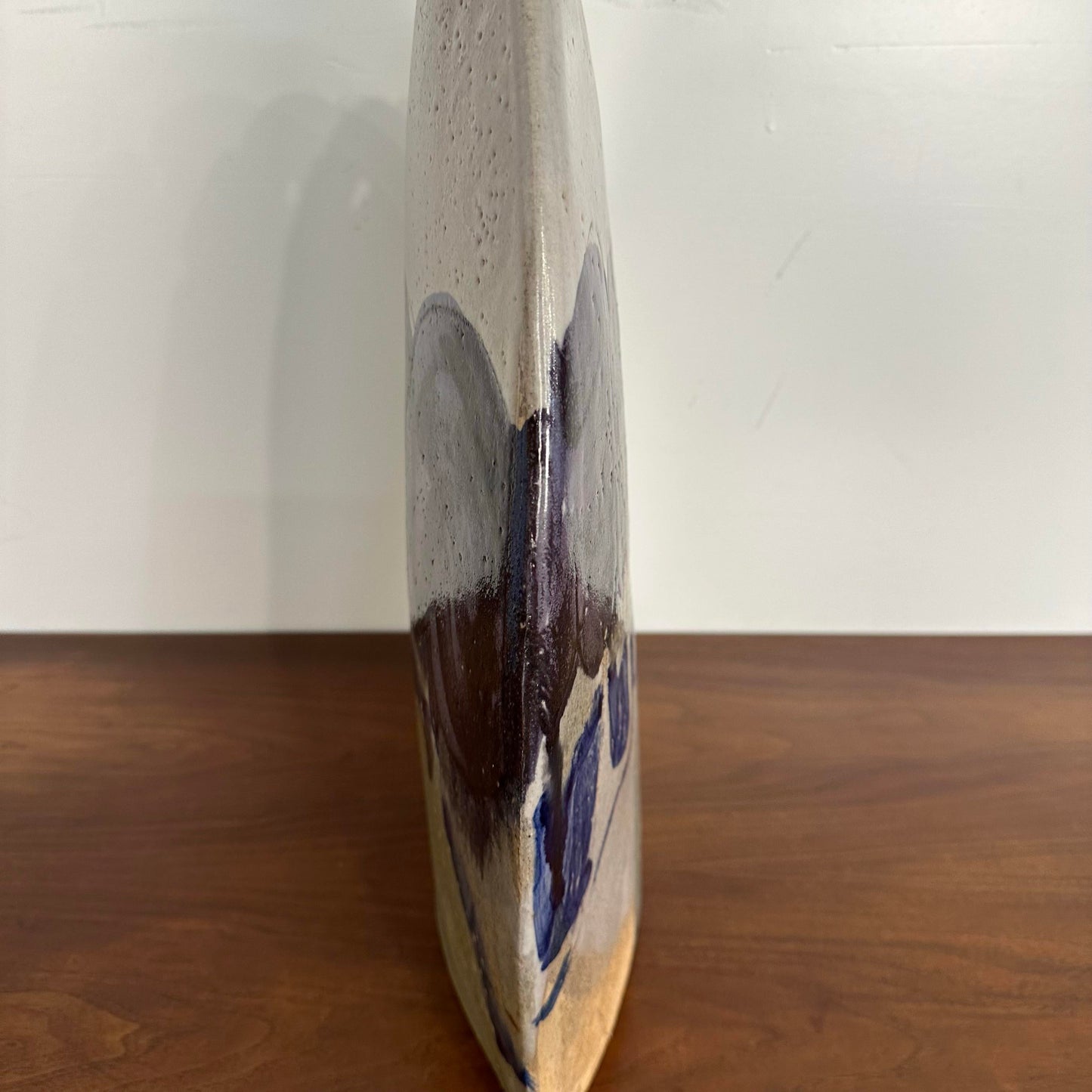 Tall Sculptural Vase by Larry Calhoun “Landscape Weed Pot”