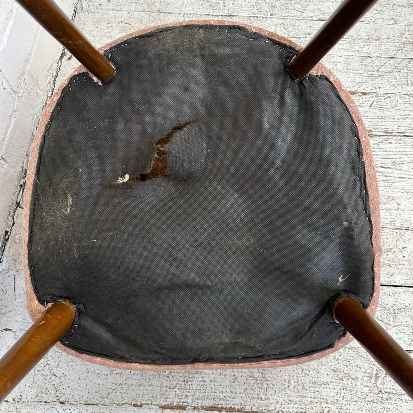 Mid 20th Century Arm Chair With Tall Legs