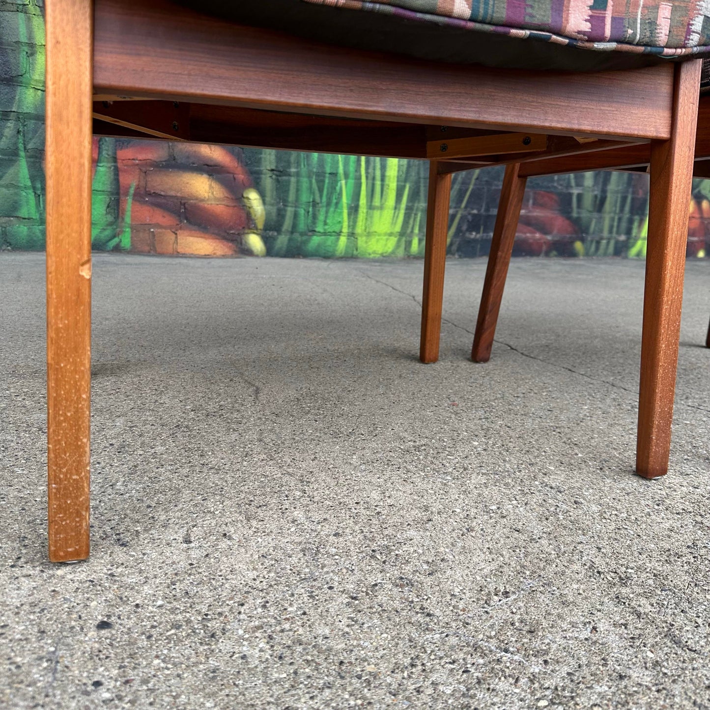 Pair of George Nelson Walnut Arm Chairs