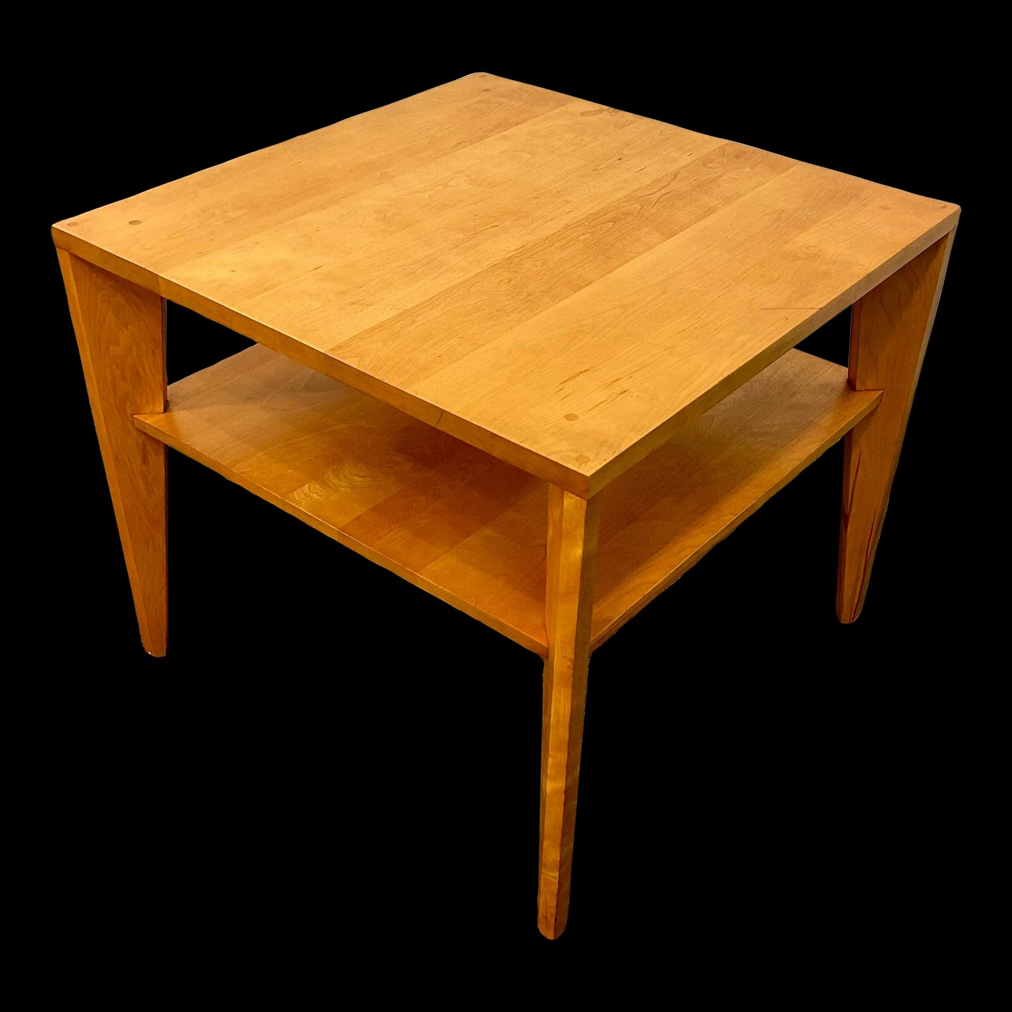 Conant Ball Table by Leslie Diamond Square in Birch