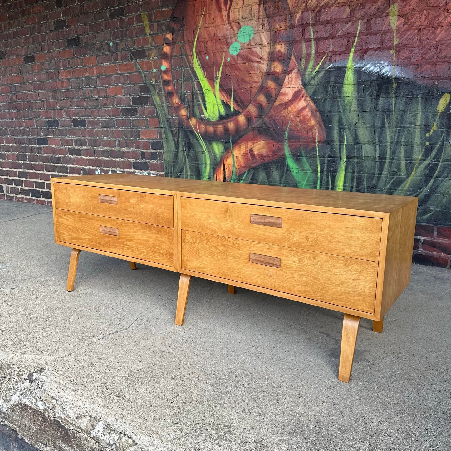 Mid Century Modern Clifford Pascoe Low Cabinet Dresser