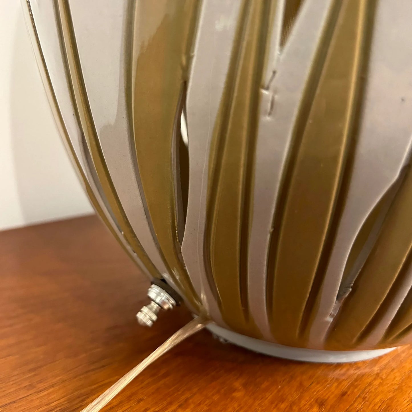 Ceramic Floral Table Lamp