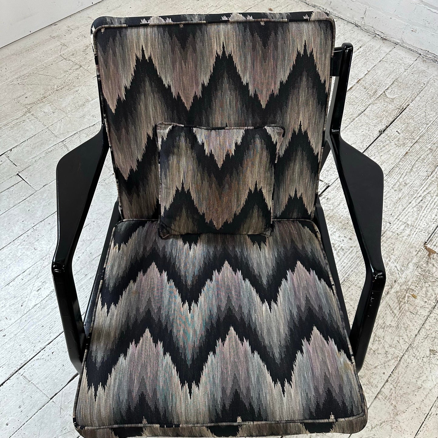 Kofod Larsen for Selig Wooden Lounge Chair Danish Style