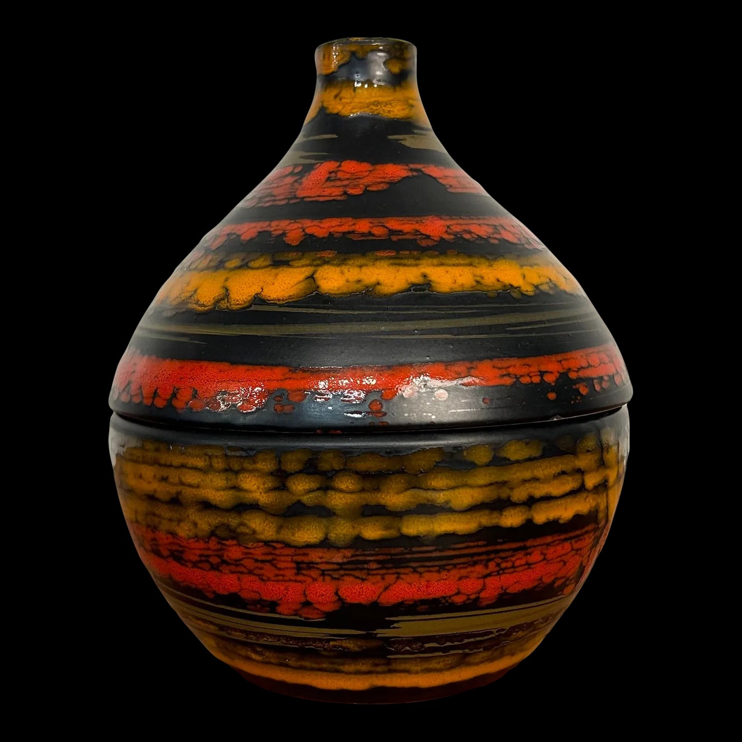 Made in Italy Ceramic Vase Lidded Jar