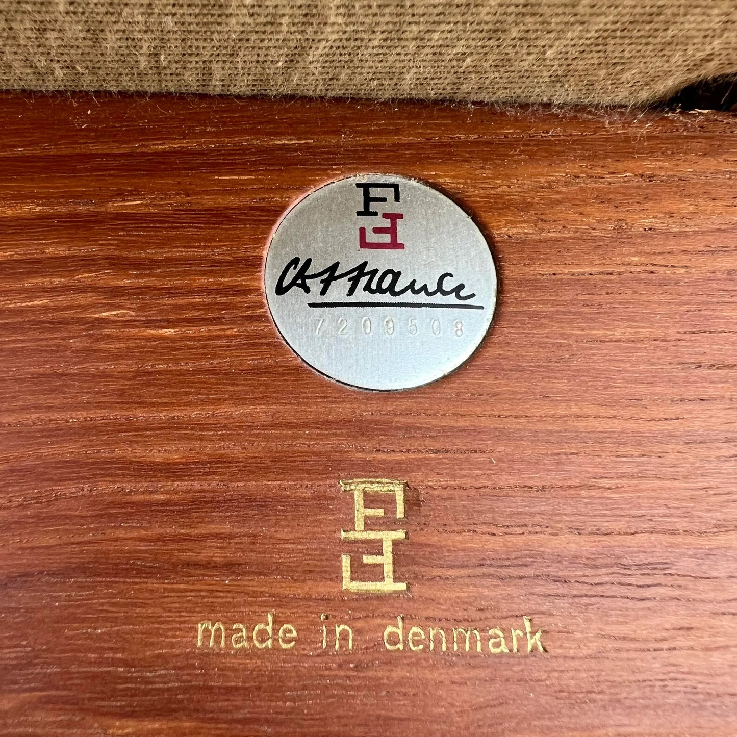 Finn Juhl Midcentury Danish Modern Teal Sofa