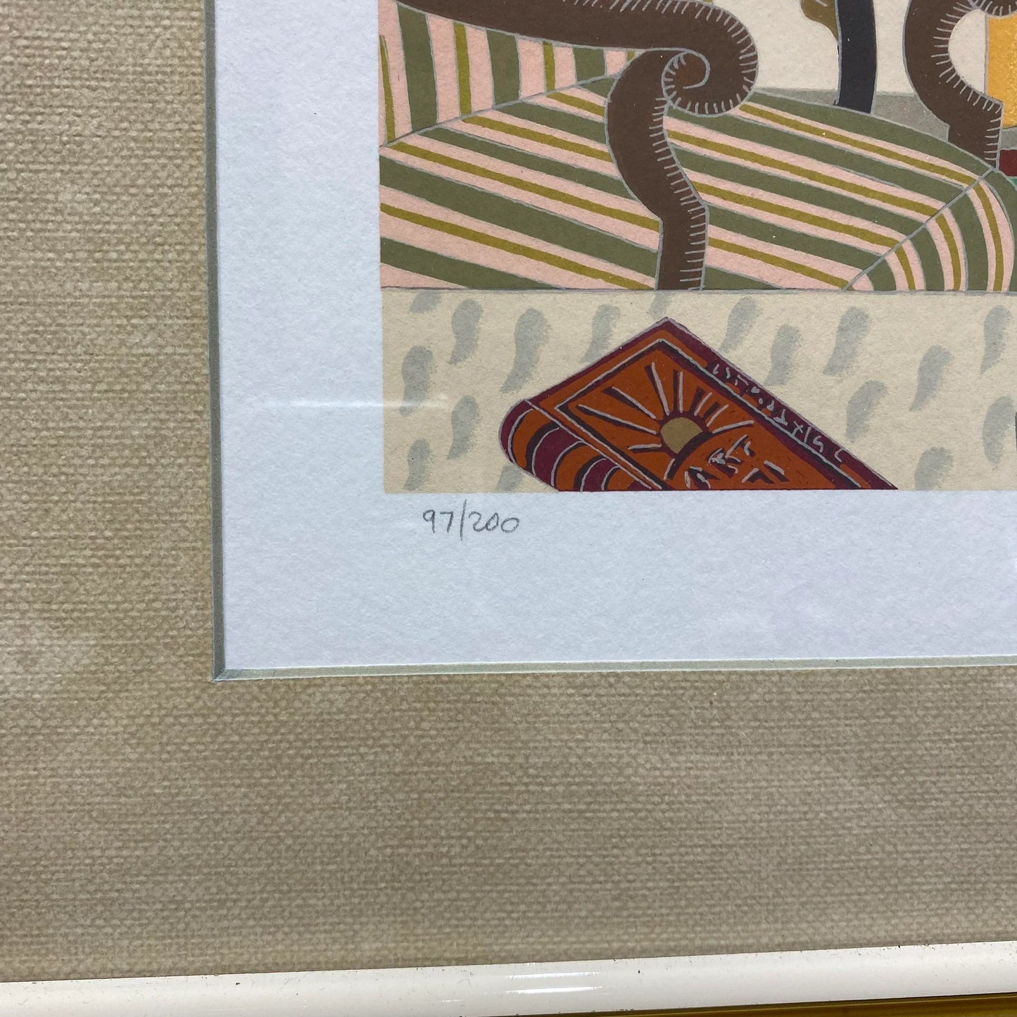 Thomas McKnight Serigraph Framed