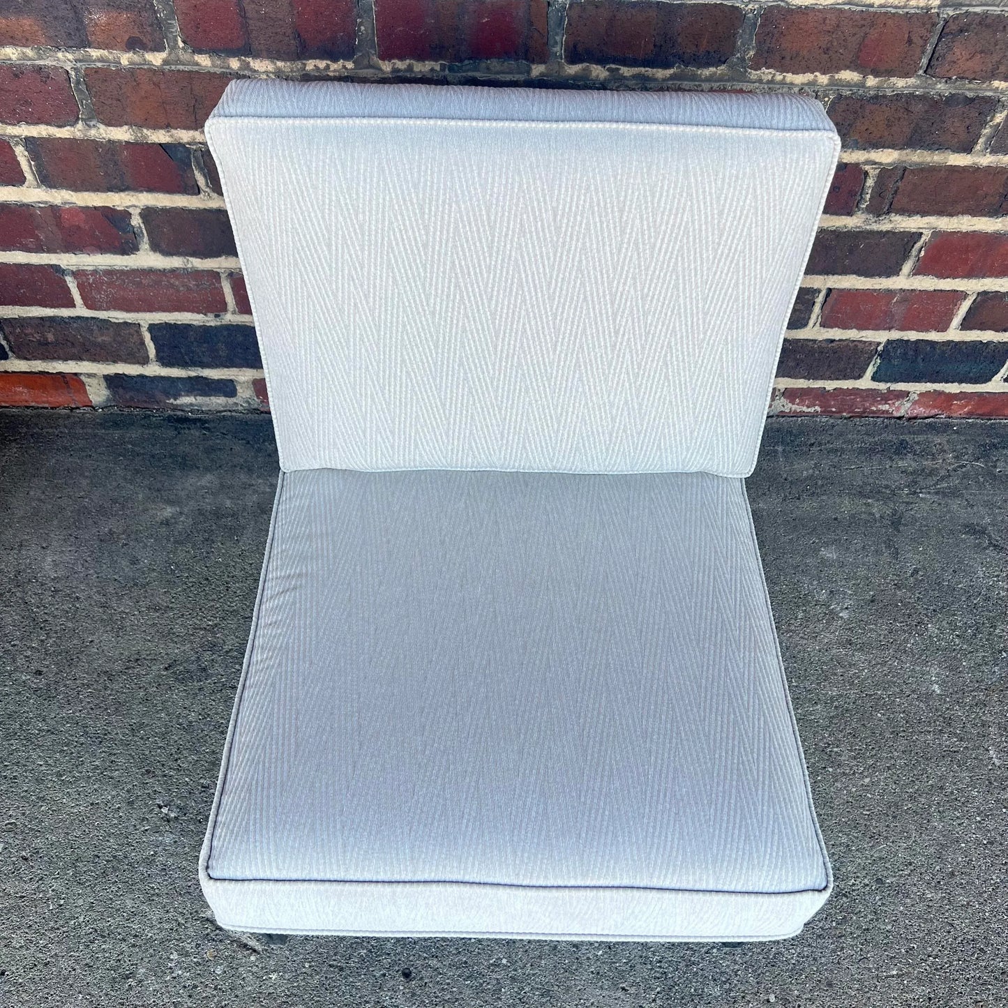 Pair of Knoll Parallel Bar Slipper Chairs Reupholstered