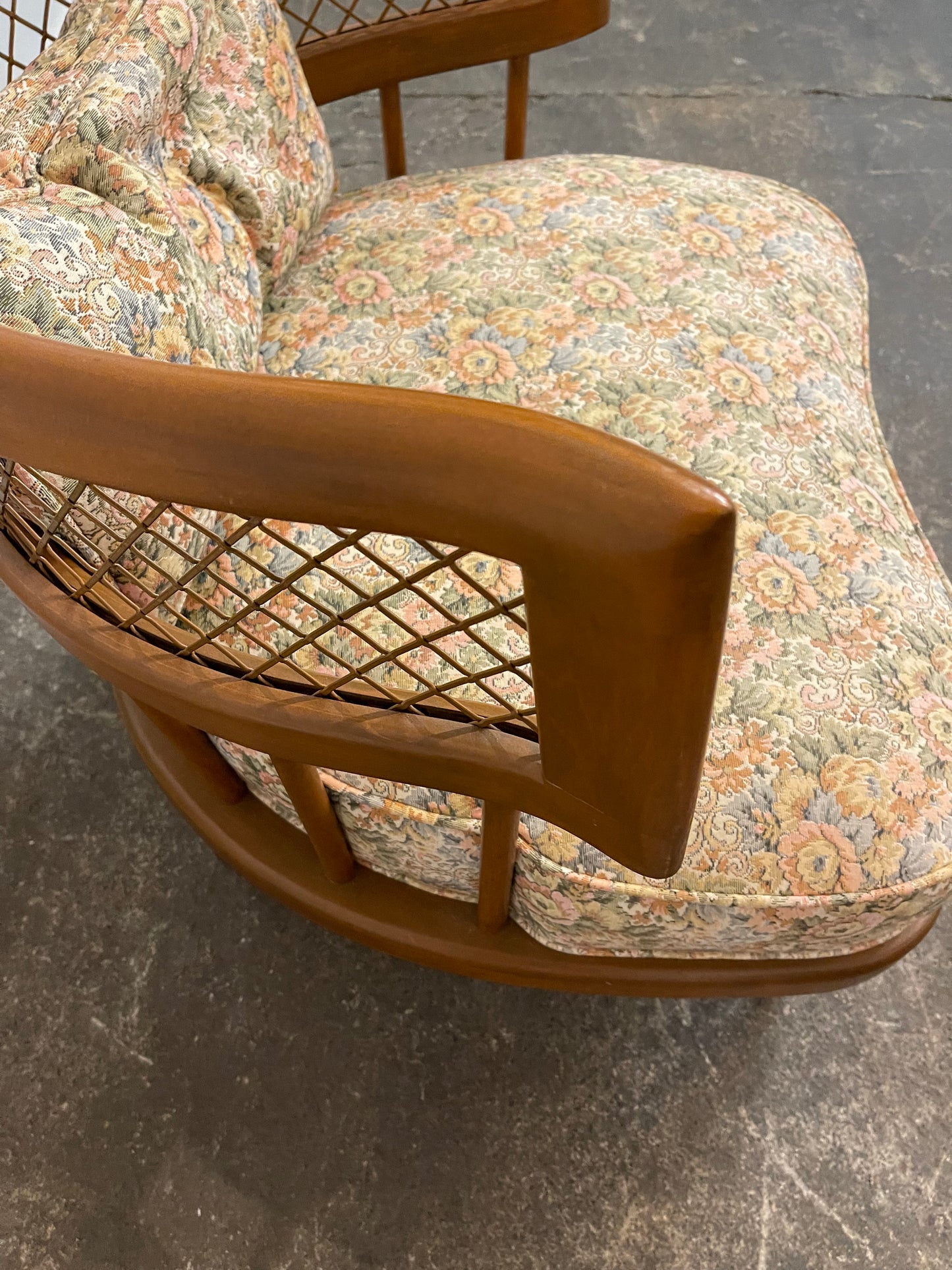 1940s Vintage Slipper Chair