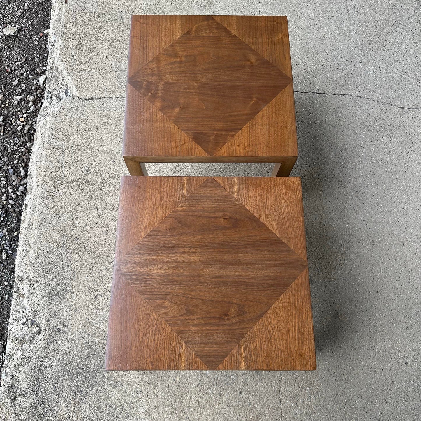 Pair of Lane End Tables Refinished