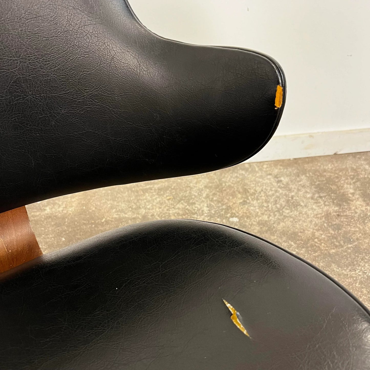 Kodawood Bentwood Arm Swivel Chair Mid Century Modern Desk