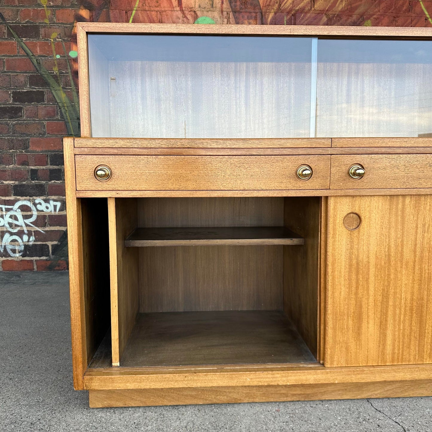 Mid Century Modern Dunbar Server Sideboard Cabinet