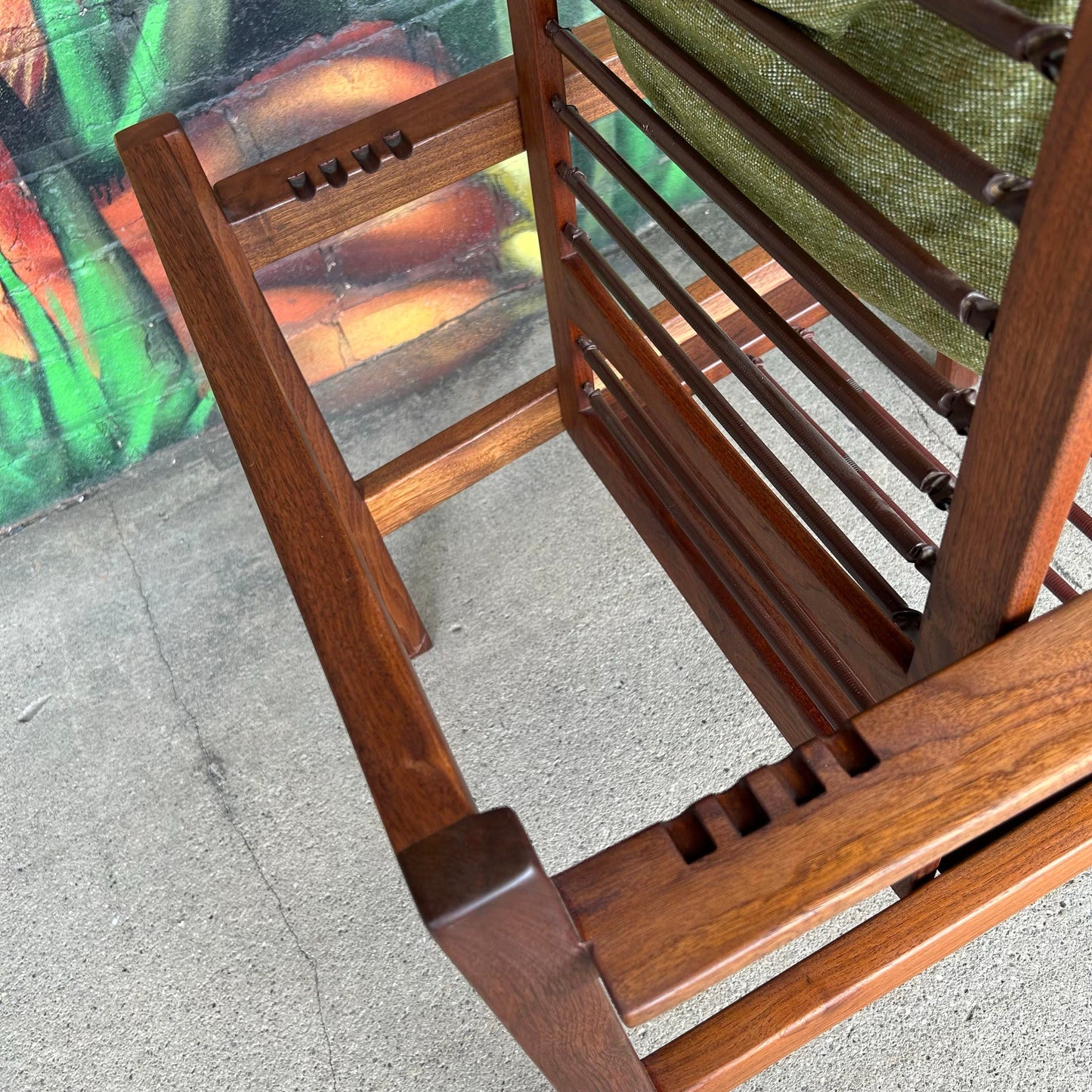 1969 Studio Made Arden Riddle Lounge Chair and Ottoman