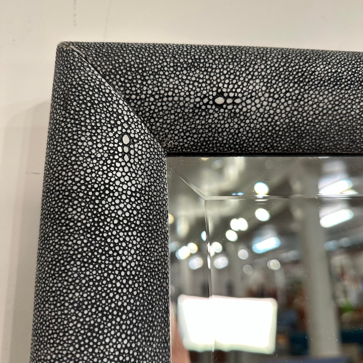 Made Goods Stingray Faux Shagreen Meg Mirror