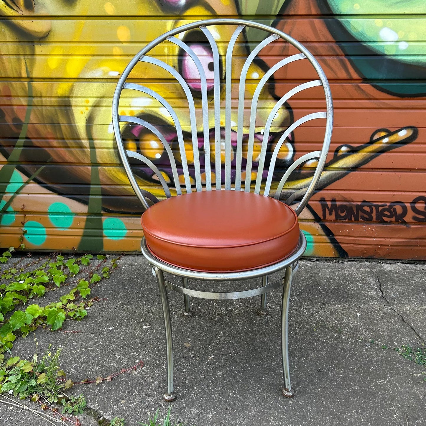 Mid Century Arthur Umanoff Glass and Steel Dining Set for Shaver Howard