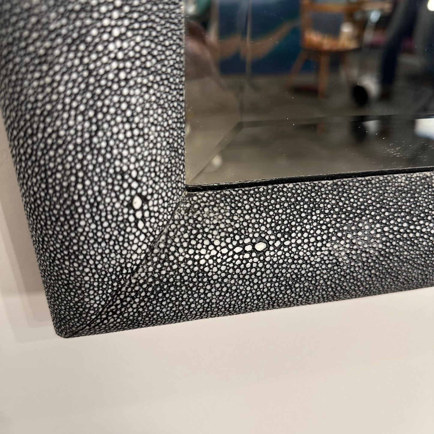 Made Goods Stingray Faux Shagreen Meg Mirror
