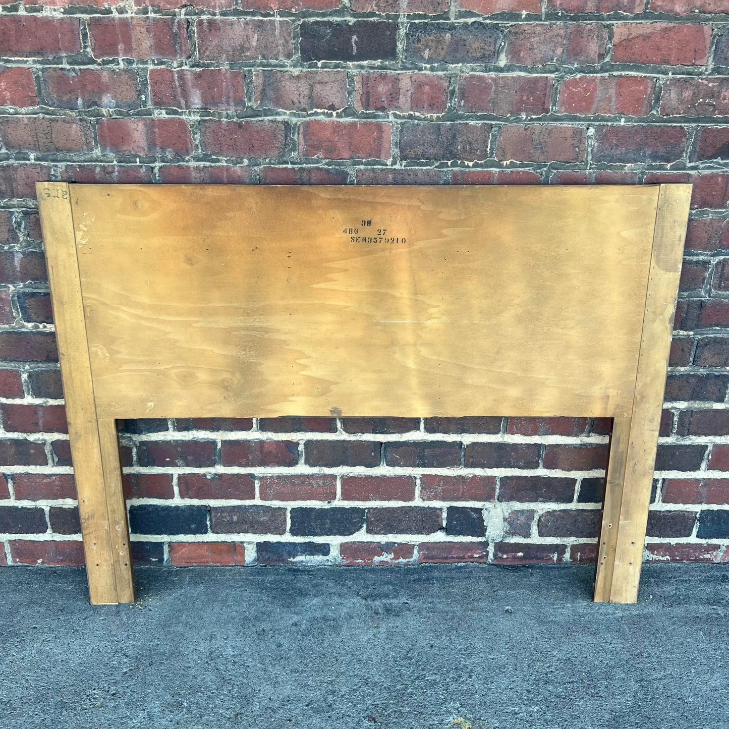 Mid Century Brutalist Lane Pueblo Twin Size Headboard