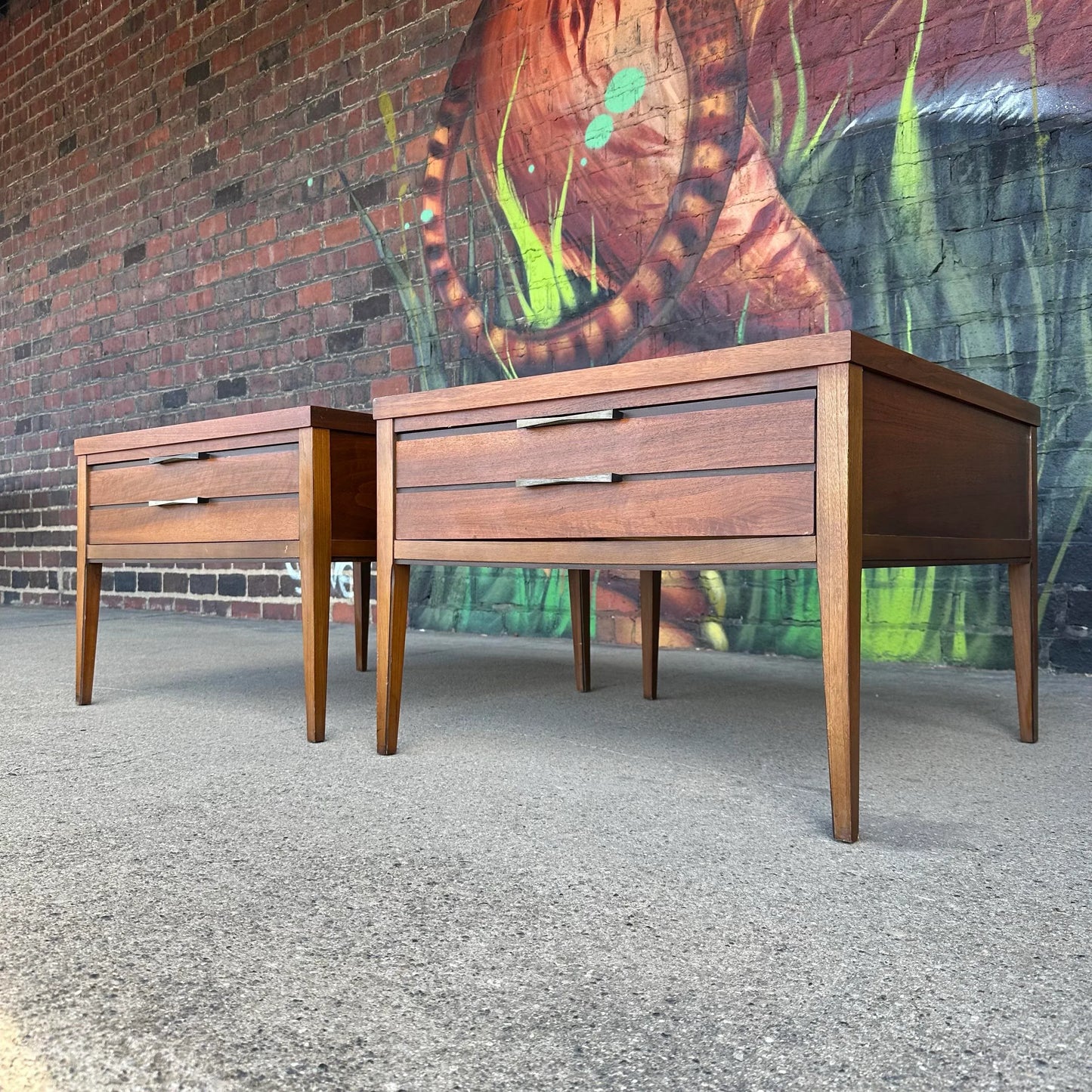 Pair of Paul McCobb for Lane Furniture Company “bowtie” Side Tables