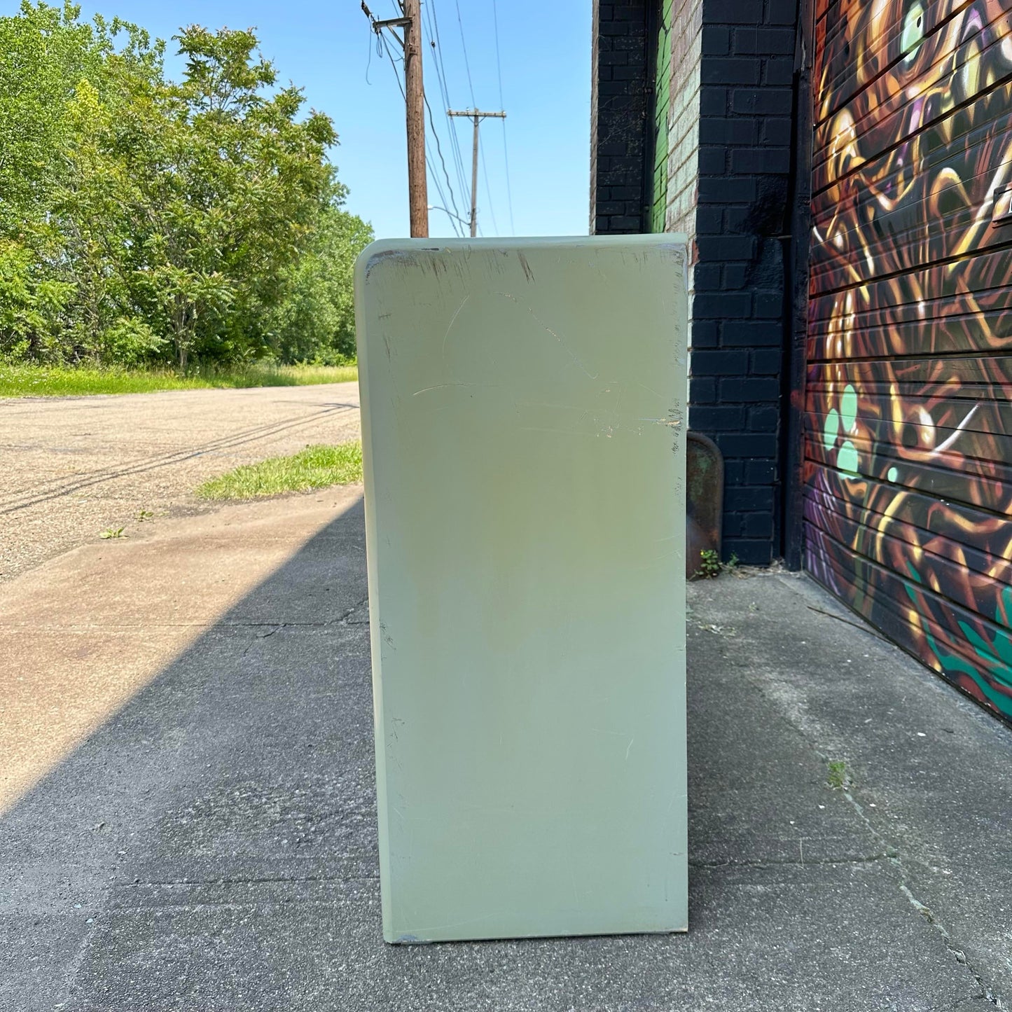 Lane Postmodern 1980s Console Table Sideboard