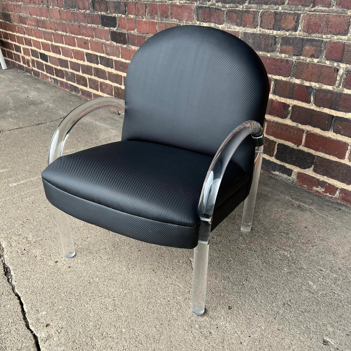 Mid Century Modern Pace Lucite Club Chair