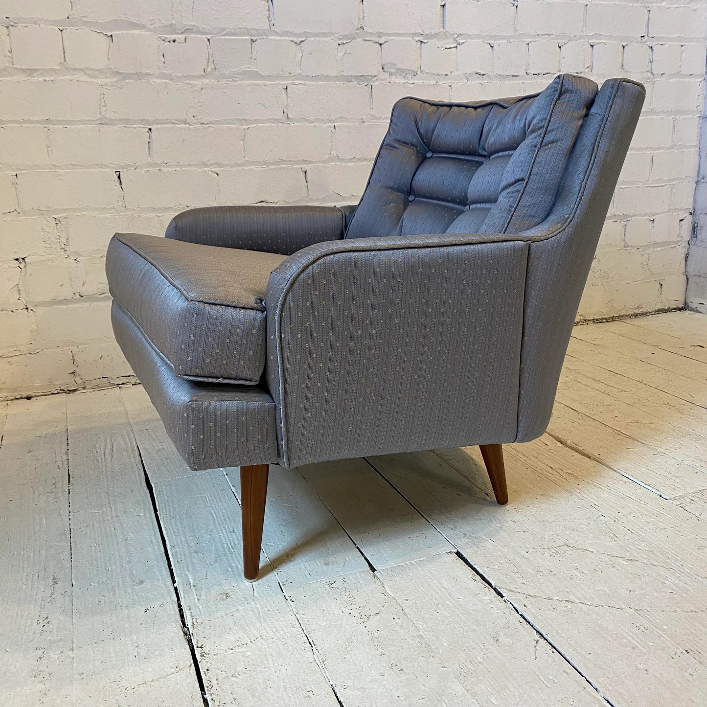 Mid Century Modern Milo Baughman Style Club Chair