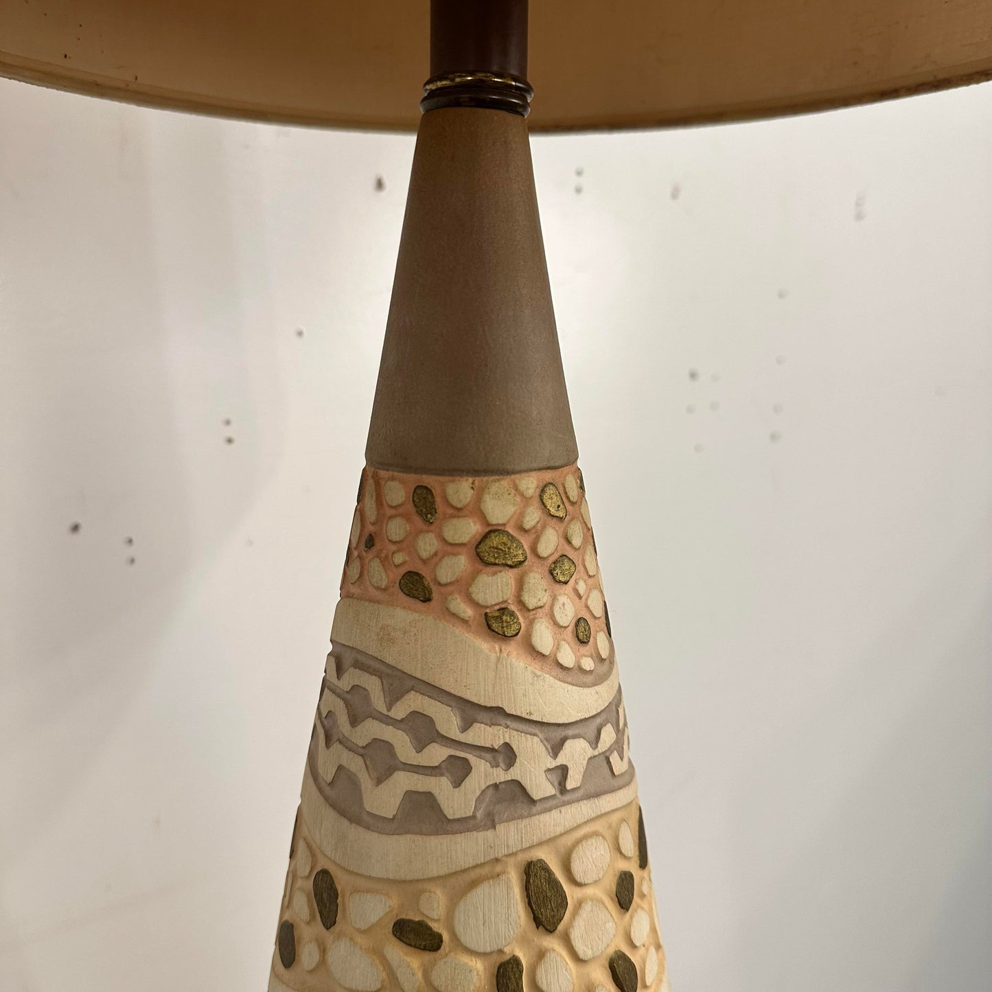Mid Century Modern Ceramic Atomic Table Lamp