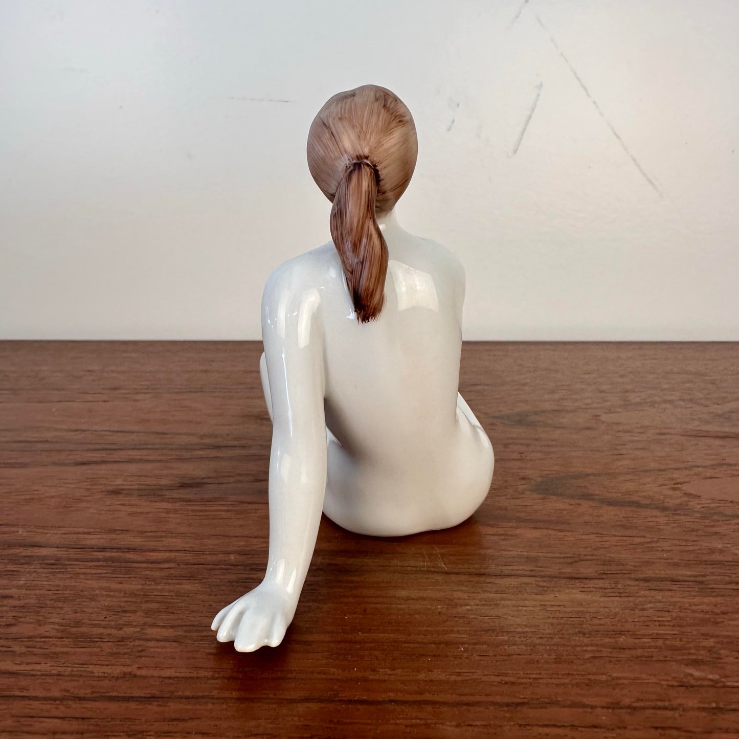 "Sunbathing" Hollobaza Woman Figurine