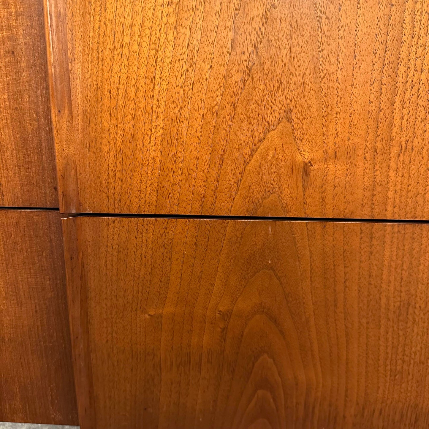 Tall Walnut Dresser by Barney Flagg for Drexel Parrallel