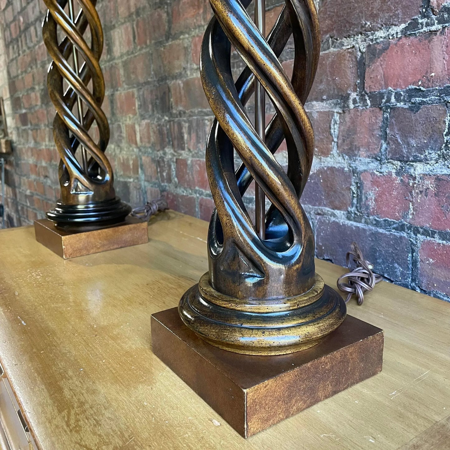 Pair of Fredrick Cooper for James Mont Lamps