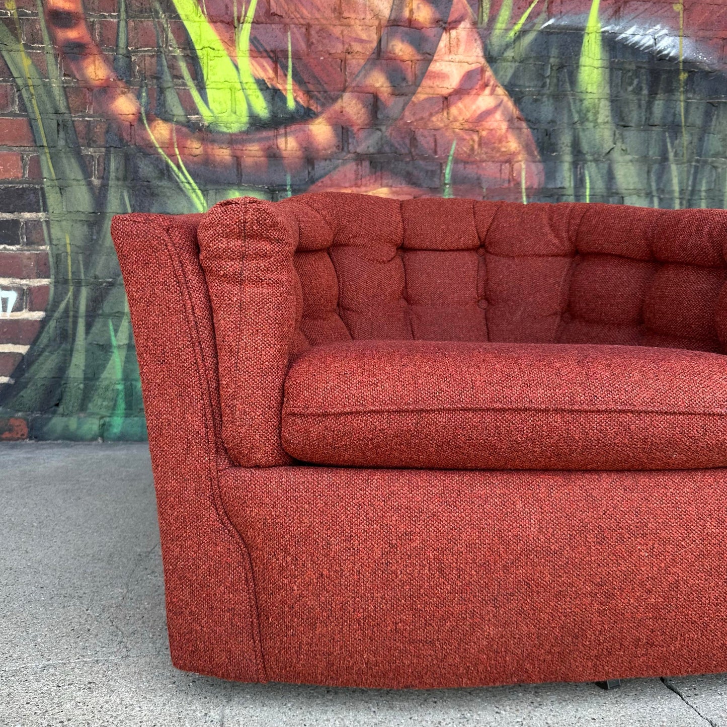 Flexsteel Vintage Swivel Tub Chair Mid-Century Modern