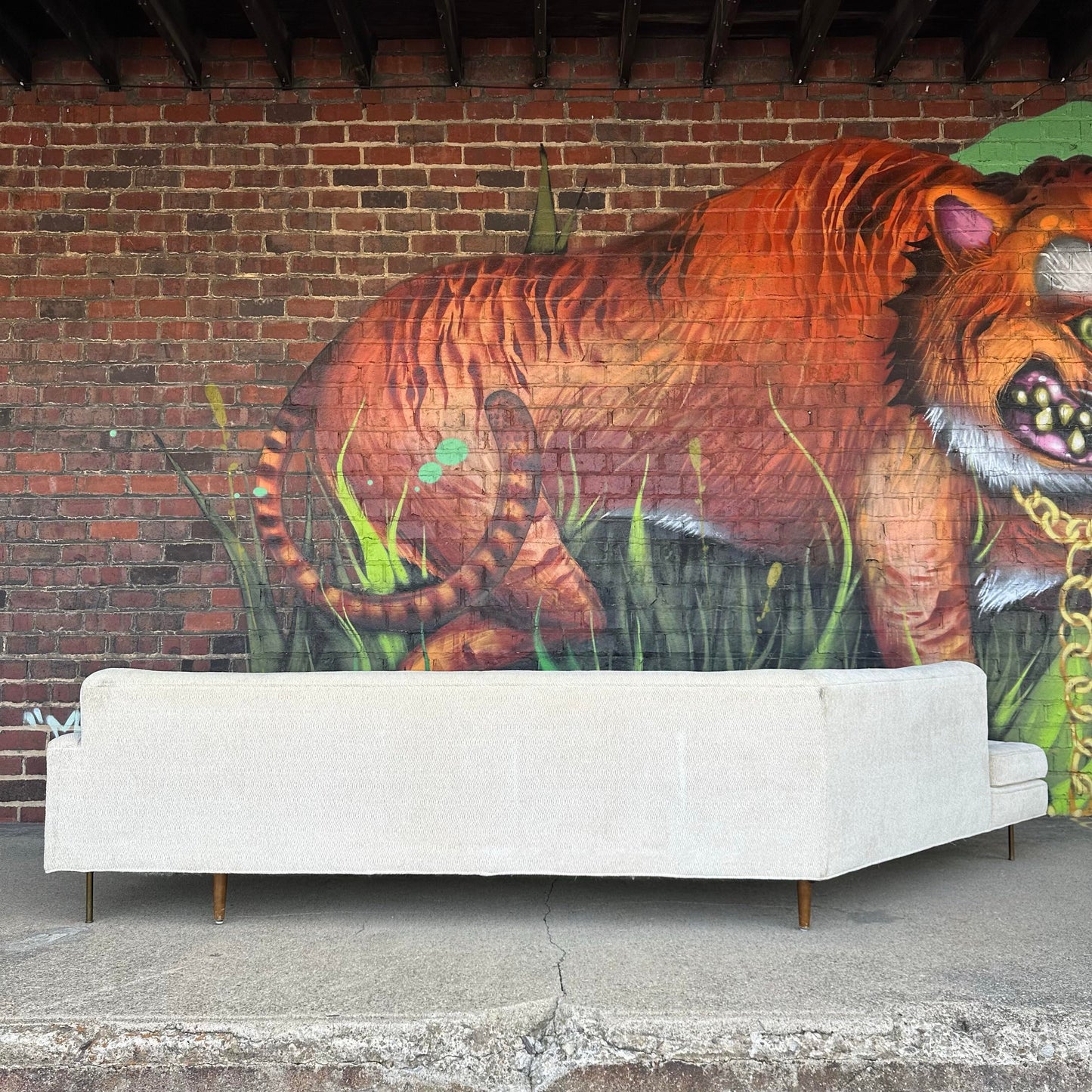 Mid-Century Modern Harvey Probber Angled Sofa