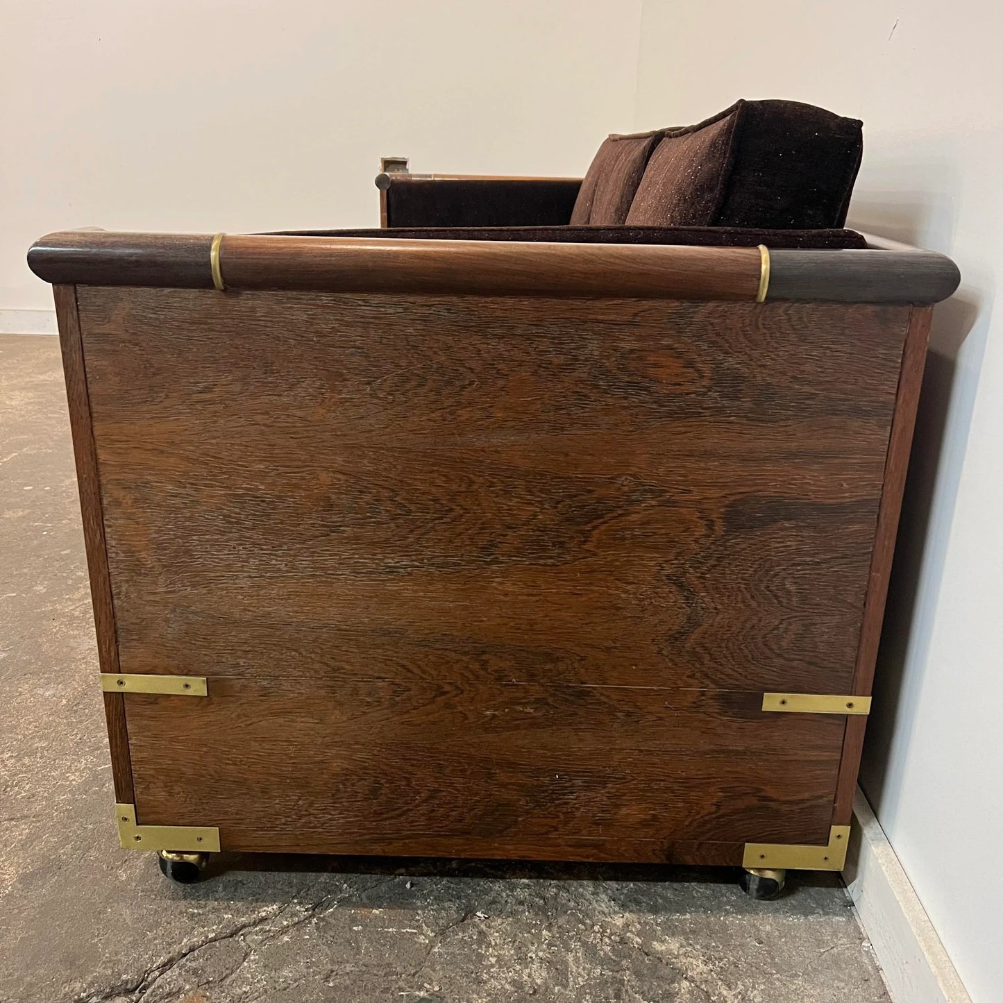 Marge Carson Campaign Rosewood Case pppSofa Day Bed