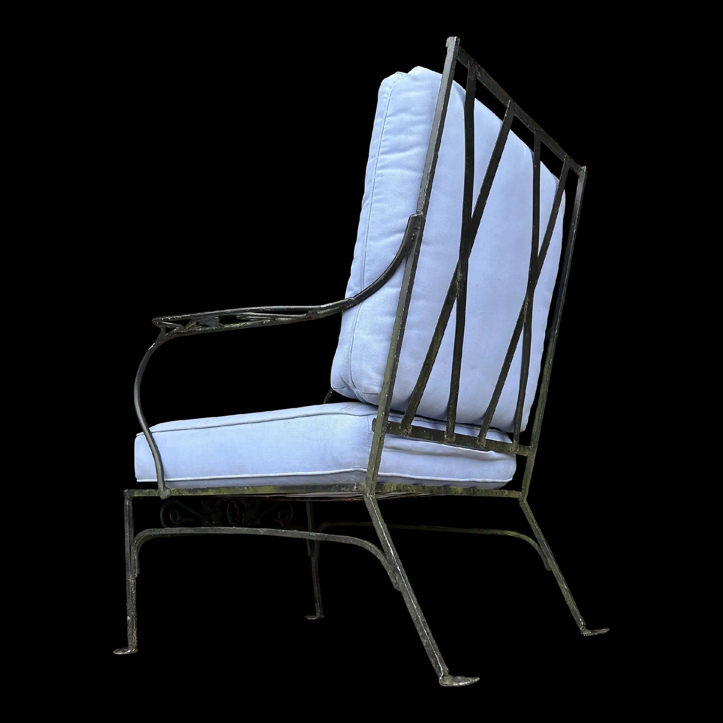 Mid 20th Century Salterini Iron Patio Chair, Attributed