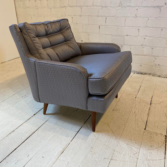 Mid Century Modern Milo Baughman Style Club Chair