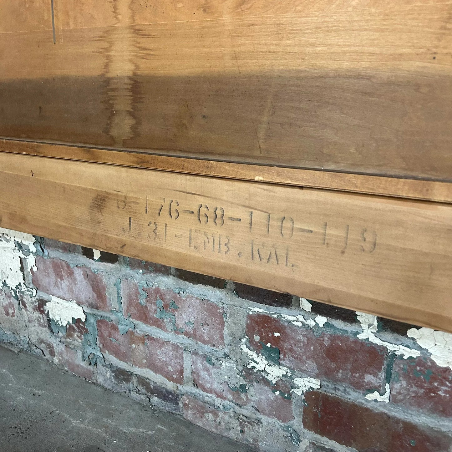 Mid Century Modern Full Size Headboard and Footboard