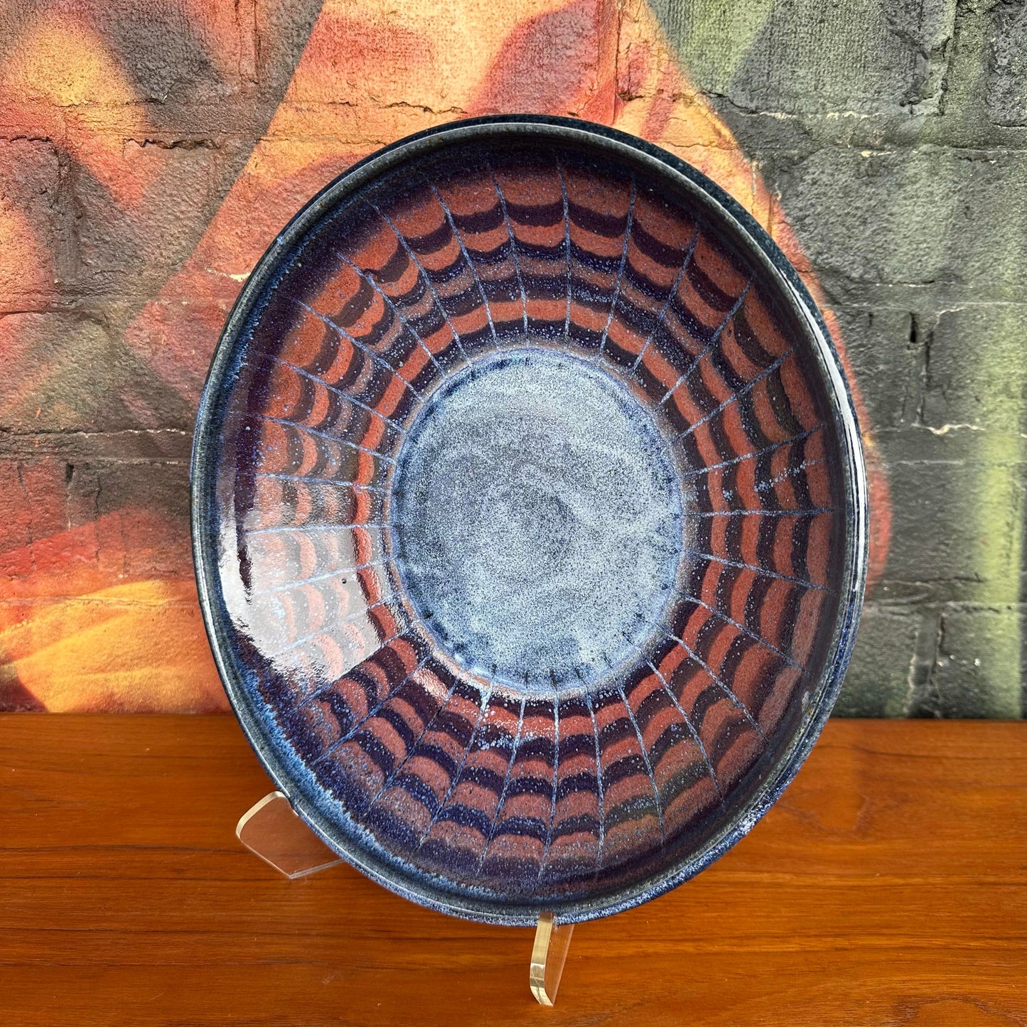 Seagrove Pottery Large Ceramic Serving Bowl