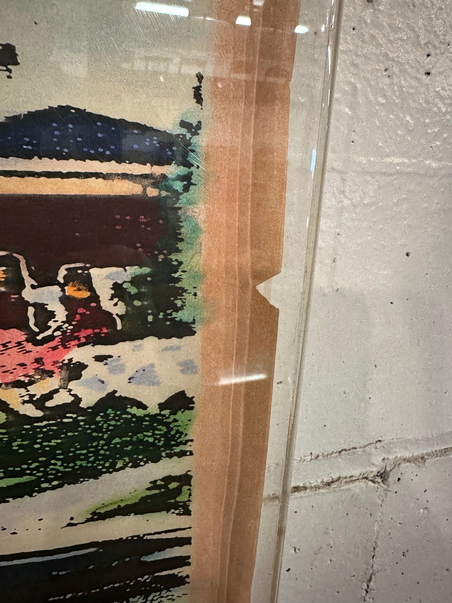 Paul Mavrides 1983 Lithograph Professionally Framed in Museum Quality Lucite Box