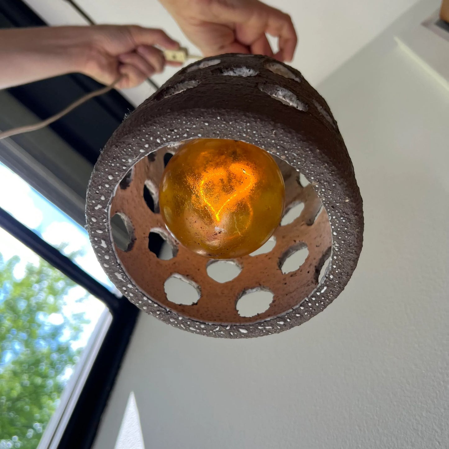 John Mason Ceramic Pendant Lamp