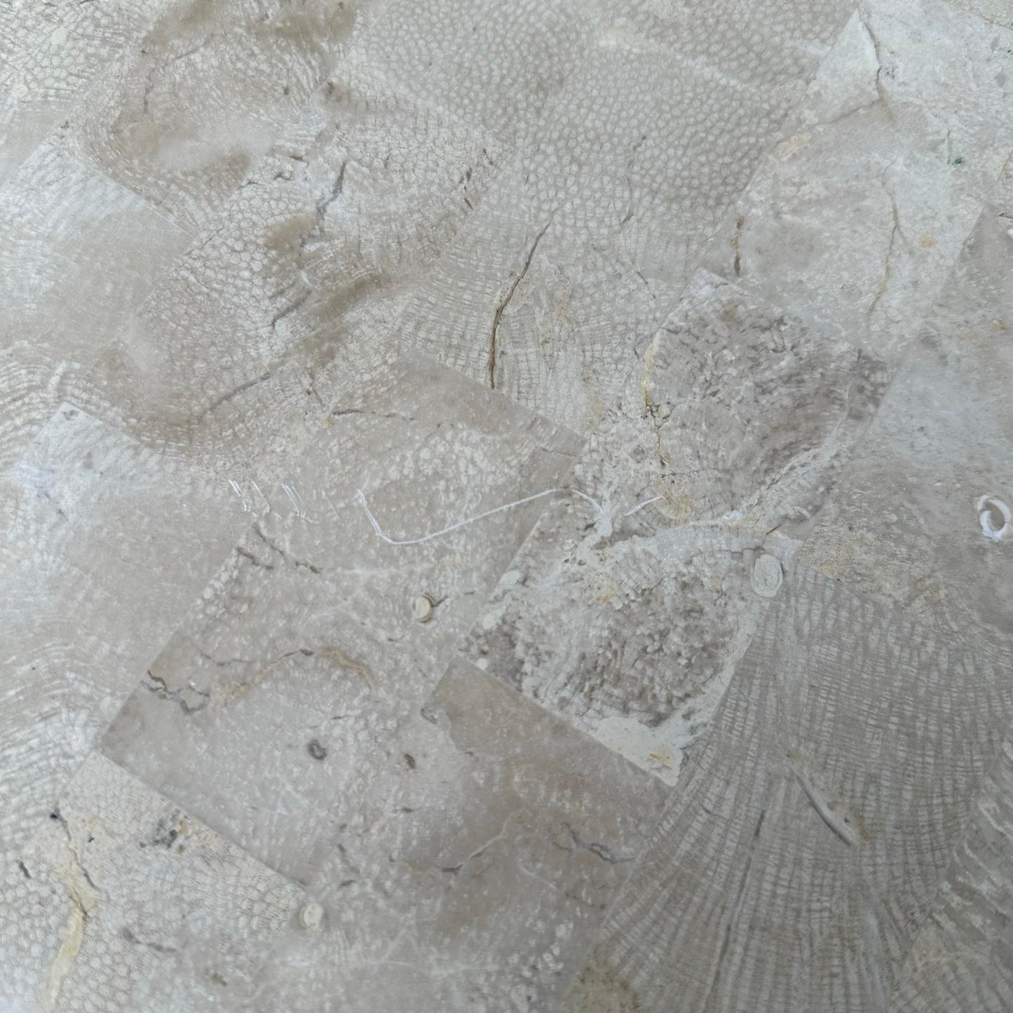 Maitland-Smith Tessellated Marble and Brass Petite Postmodern Credenza