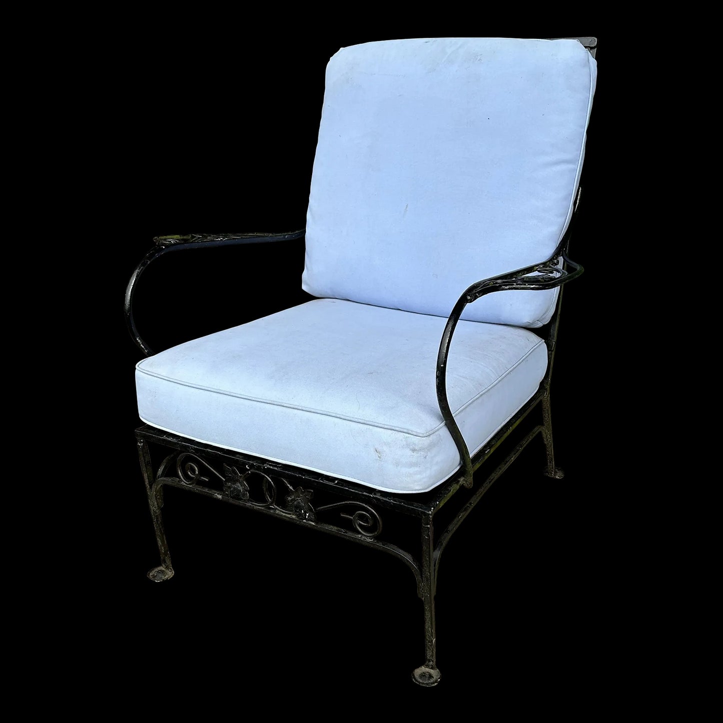Mid 20th Century Salterini Iron Patio Chair, Attributed