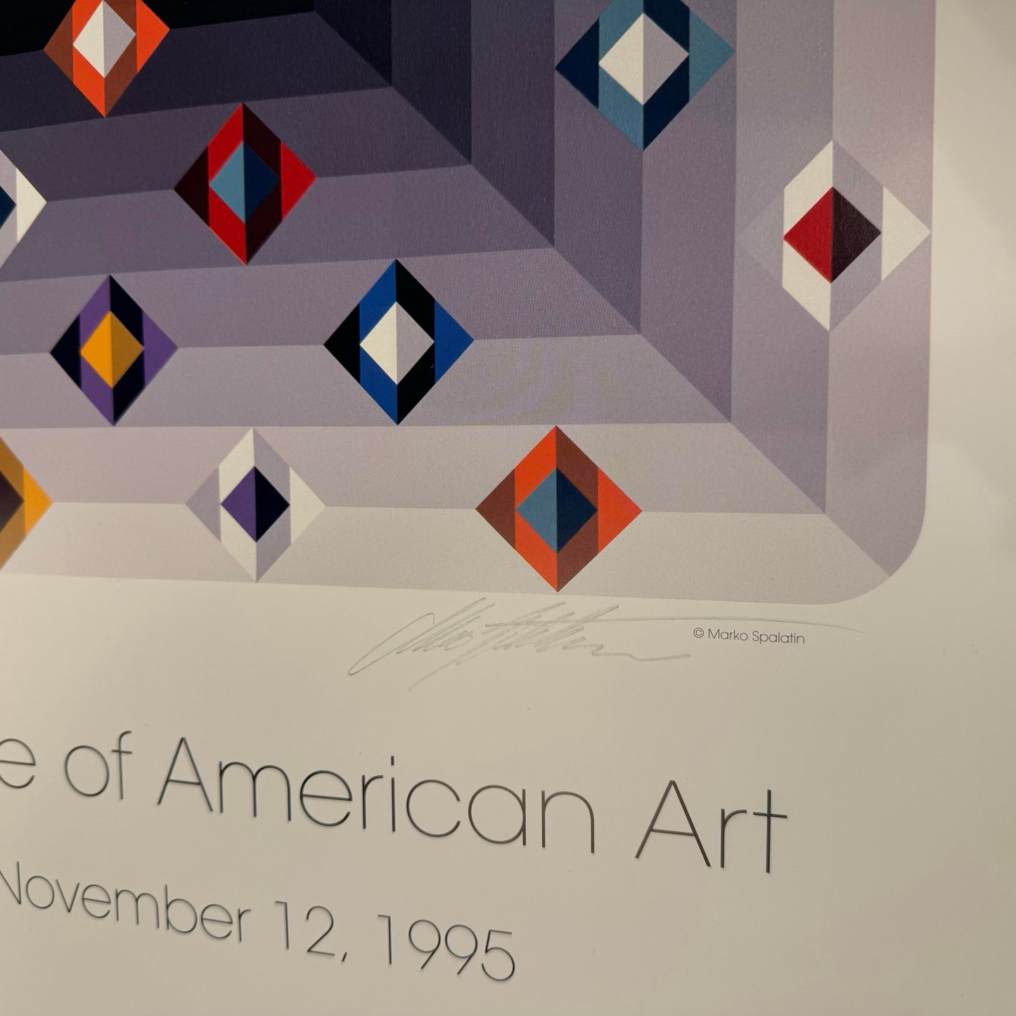 Marko Spalatin Retrospective Print Butler Institute of American Art 1995 Signed