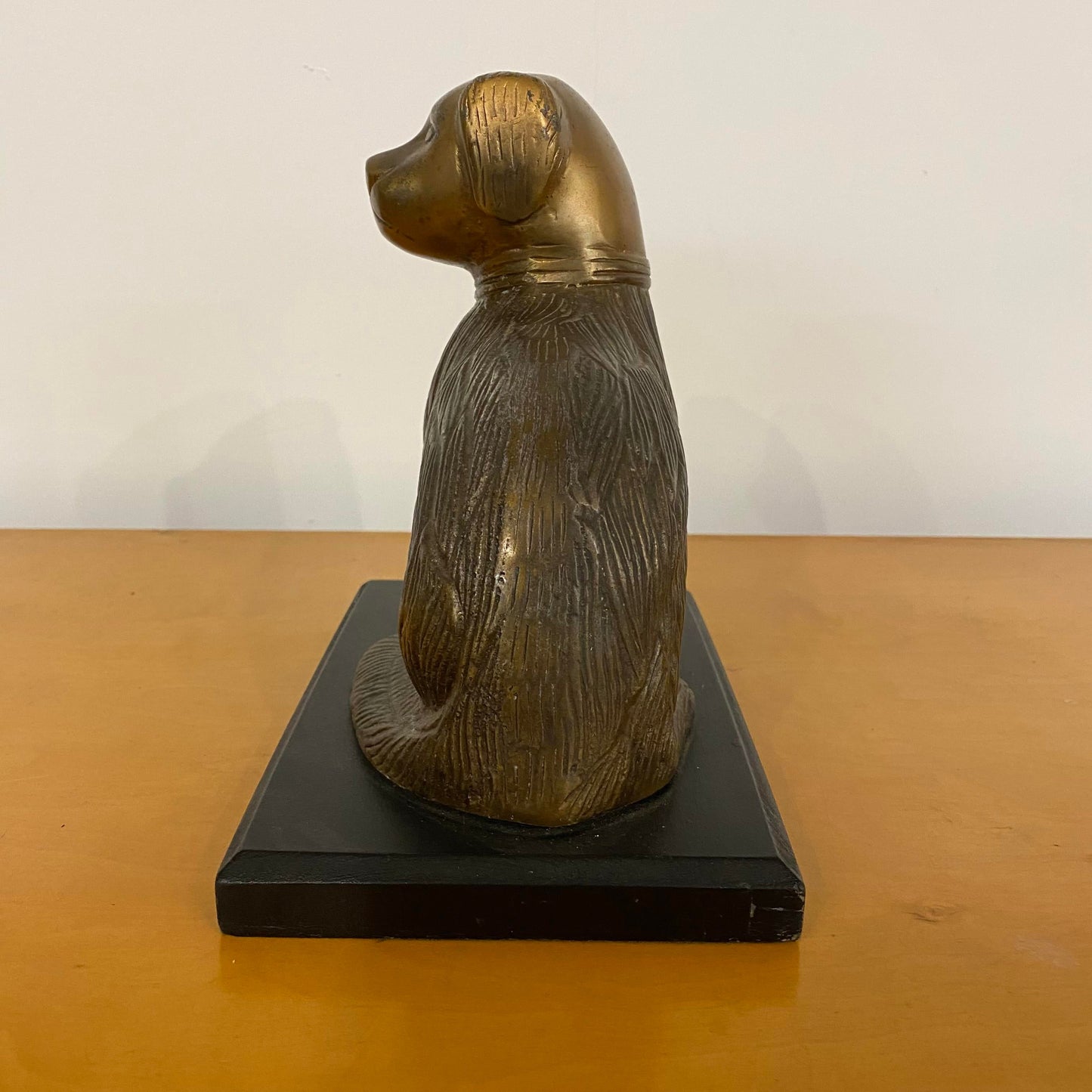 Mid Century Modern Brass Figure Dog