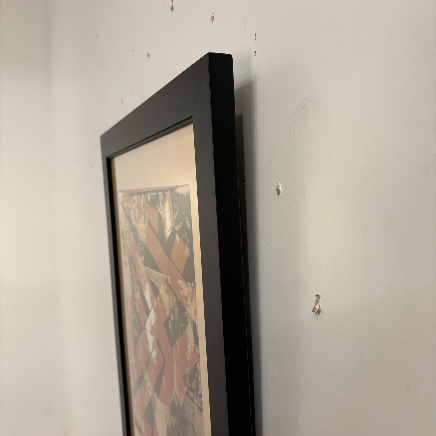 “Earth Tones” Sharon Bohm Levy Abstract Geometric Art 1977