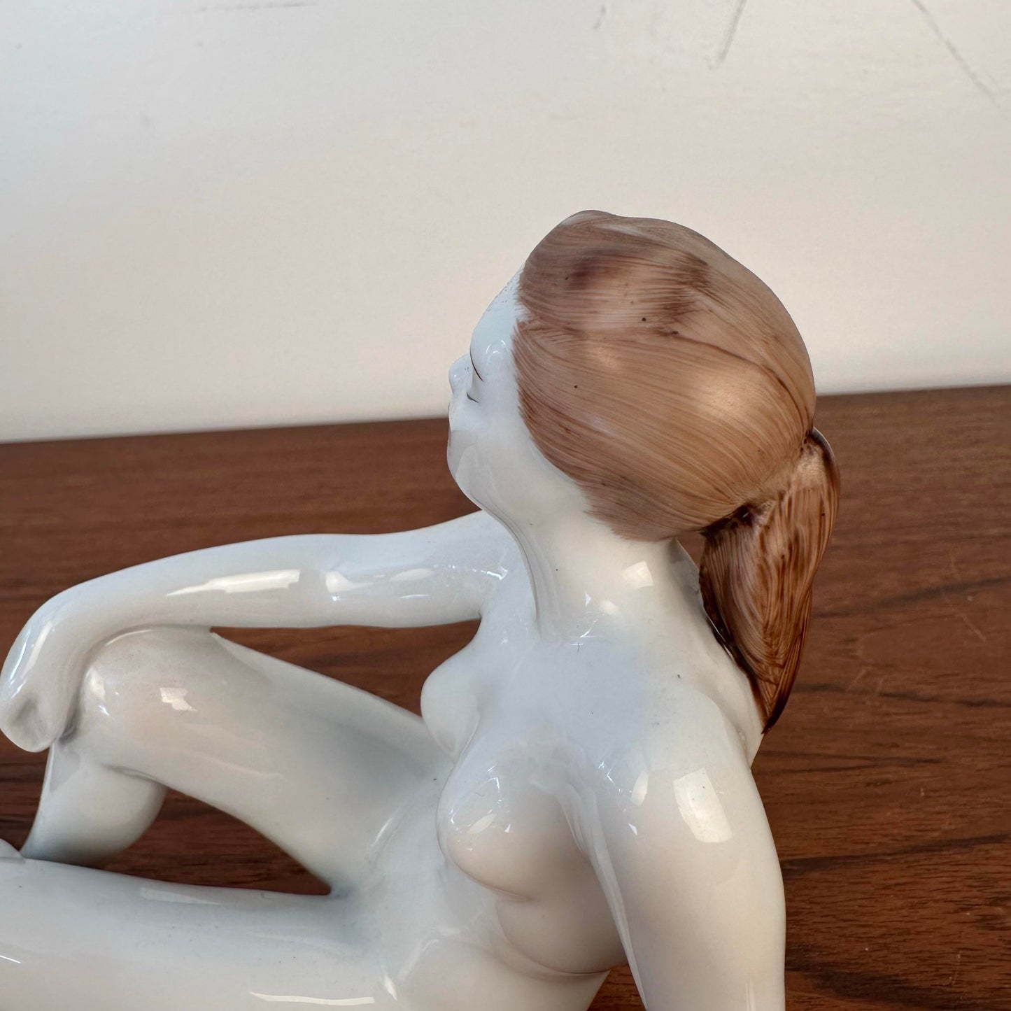 "Sunbathing" Hollobaza Woman Figurine