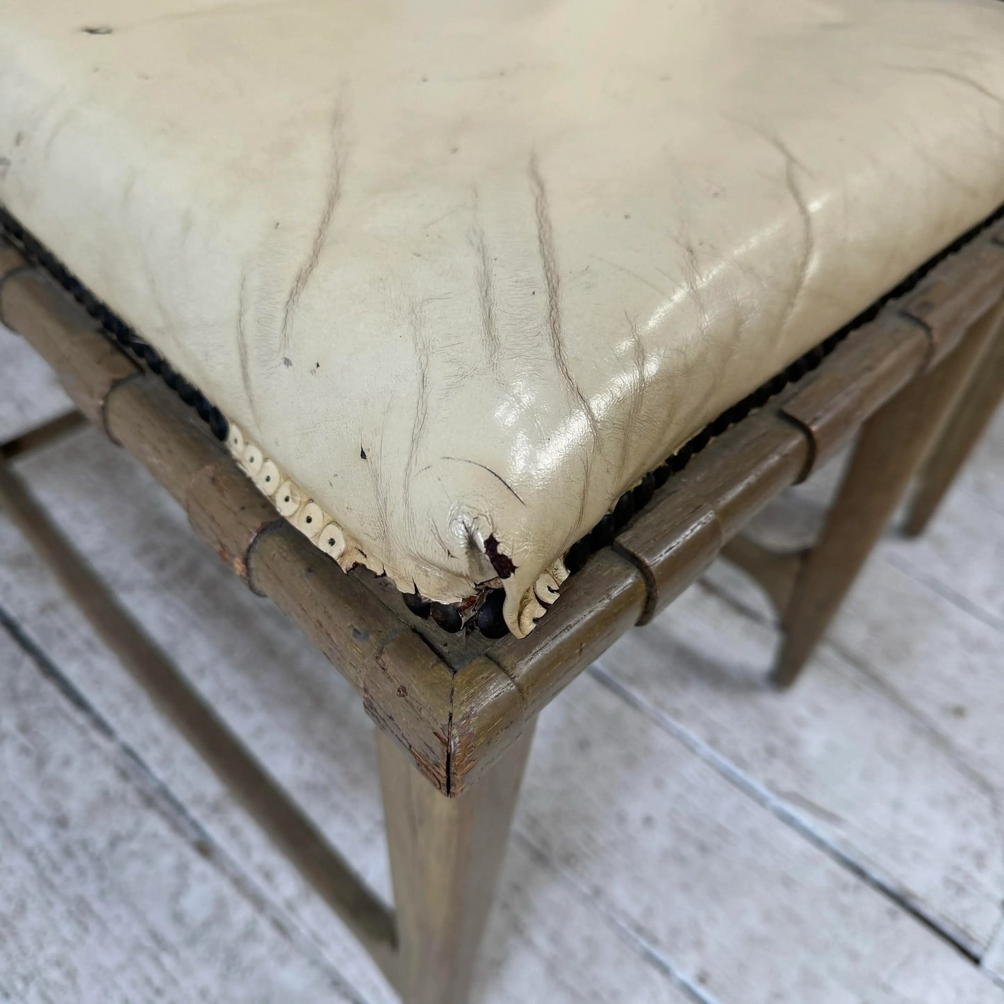 Pair of Harold Schwartz for Romweber Mid Century Oak Dining Side Chairs