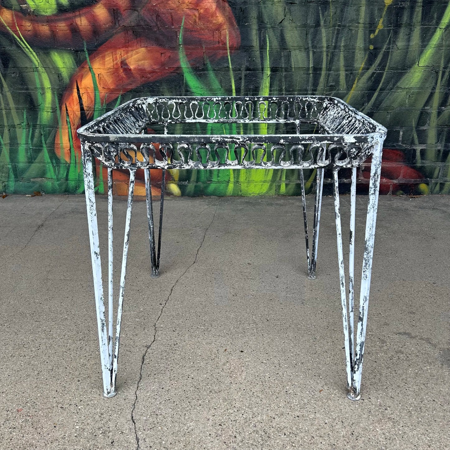 Mid 20th Century Maurizo Tempestini Ribbon Outdoor Dining Table Base, Attributed