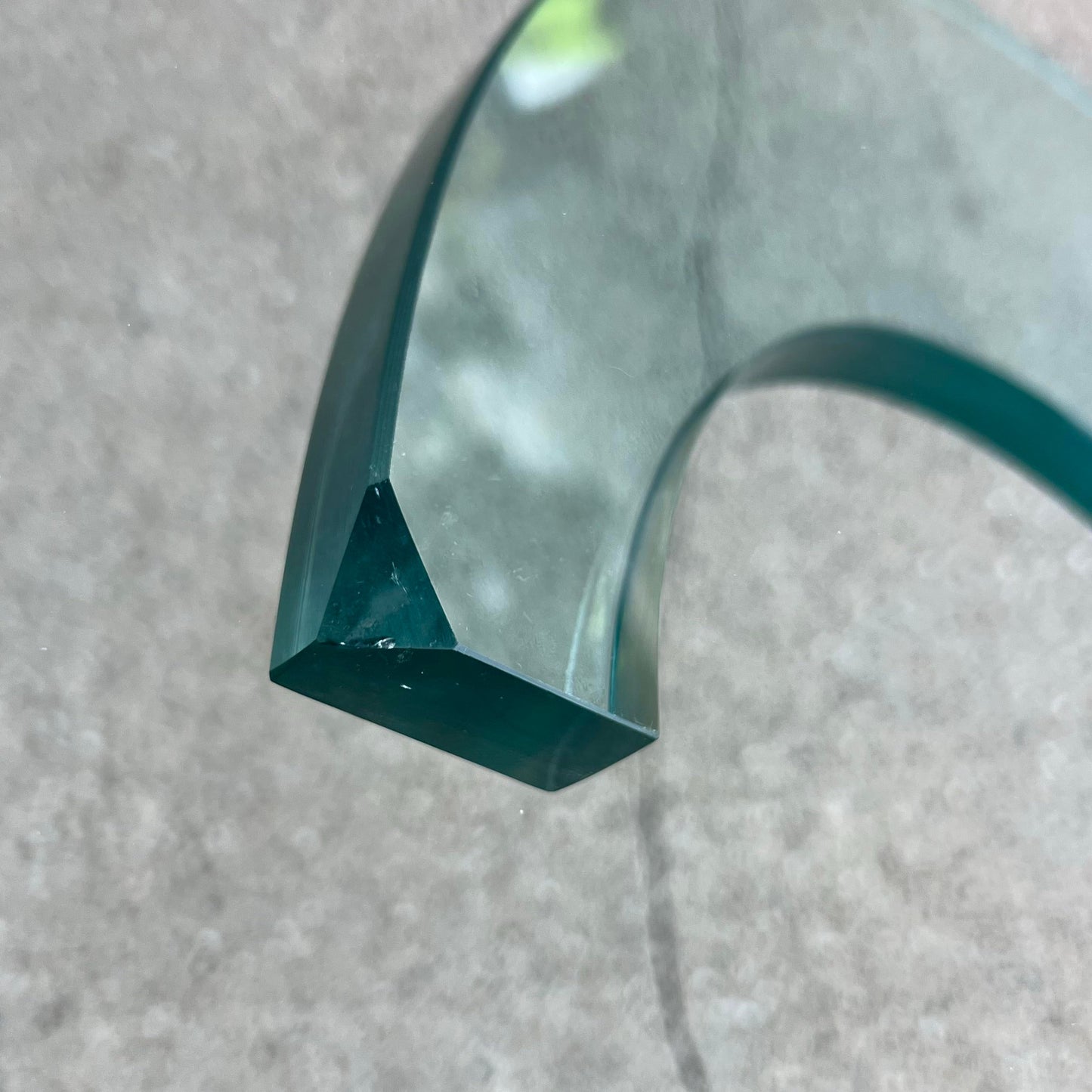 Knut Hesterburg Rare Glass Propeller Coffee Table