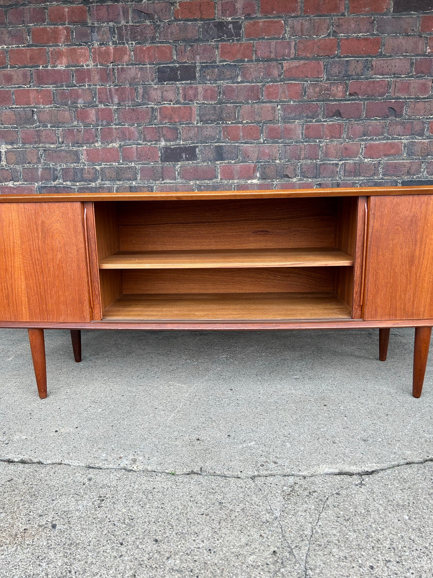 Danish Modern Credenza by Svend Aage Madsen for Hp Hansen Mobelindustries