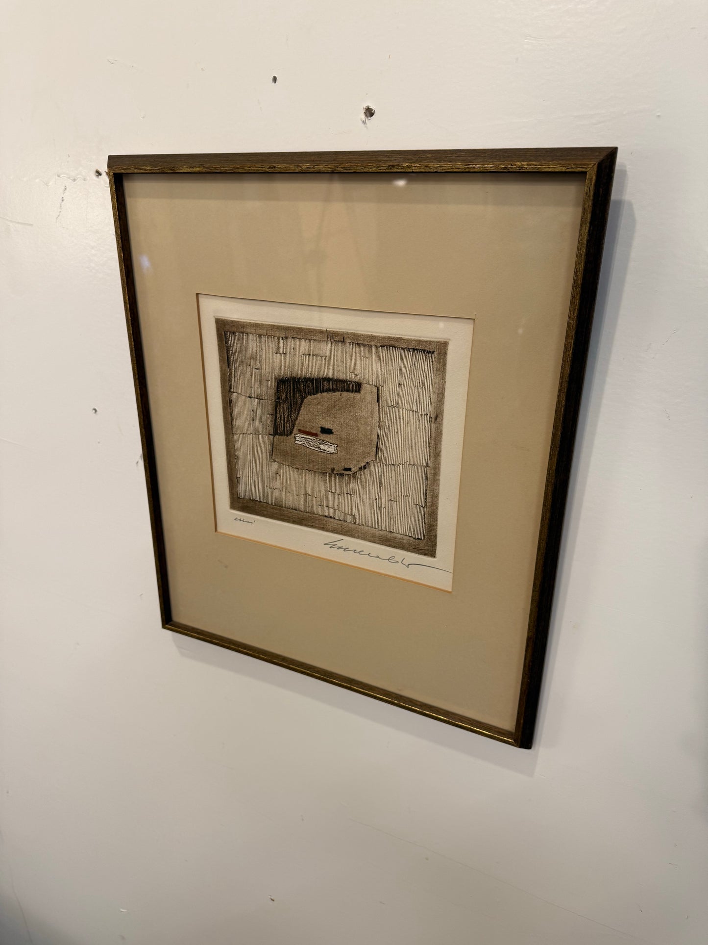 Abstract Print Signed