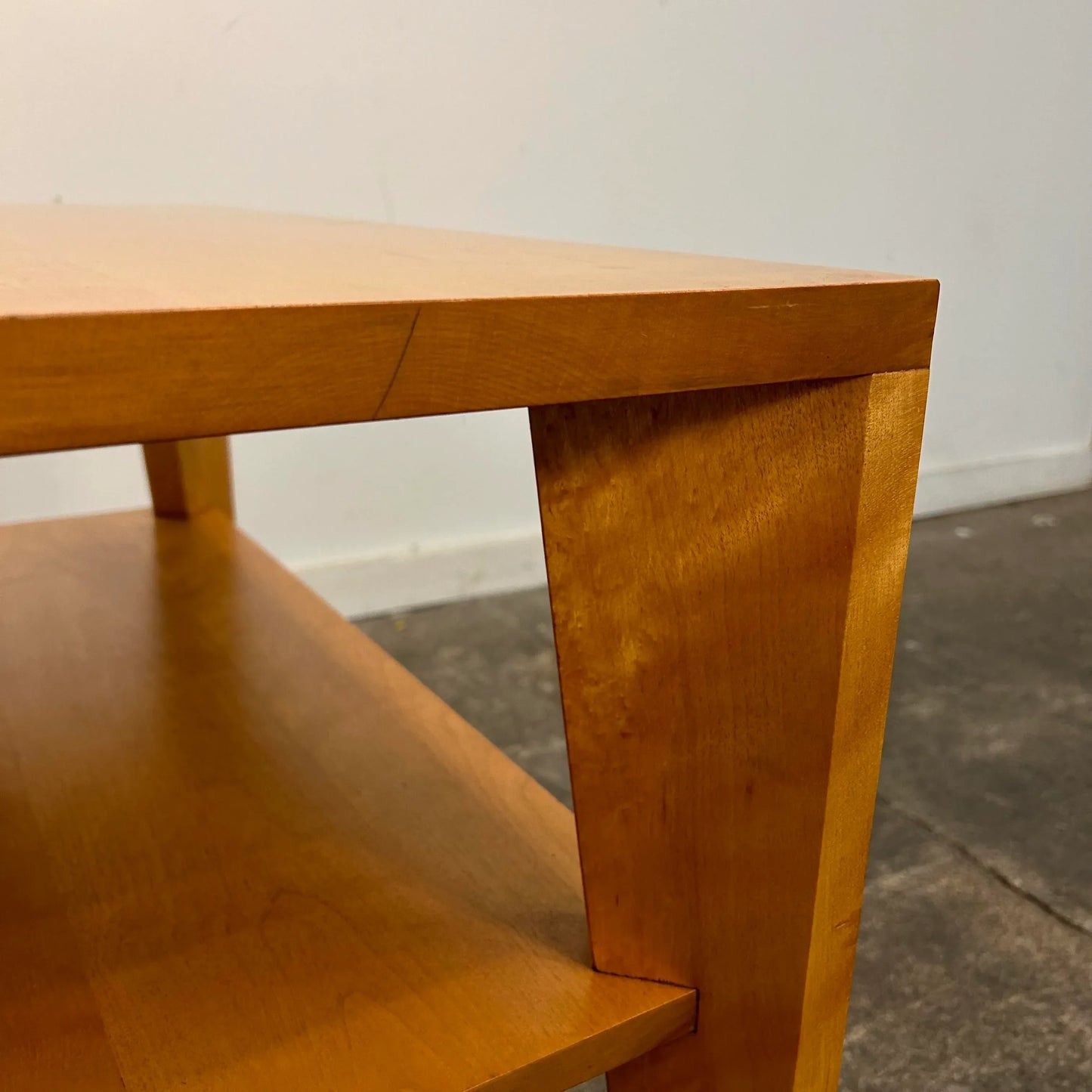 Conant Ball Table by Leslie Diamond Square in Birch