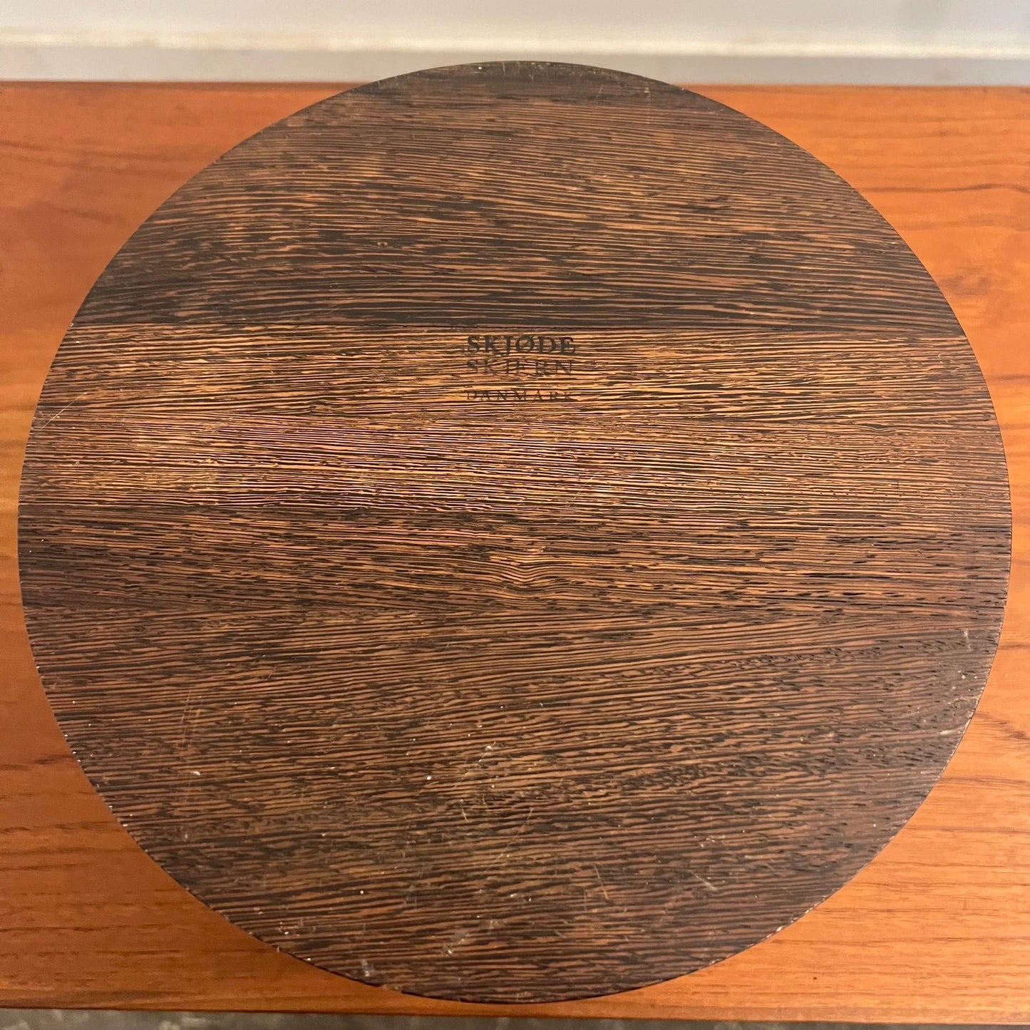 Mid 20th Century Danish Modern Skjøde Skjern Wenge Wood Ice Bucket